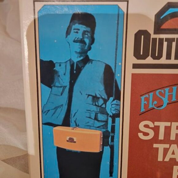 VTG Outdoorsman Fishing Partner Strap-On Tackle Box Waist Belt Fishing Tan - Picture 6 of 9